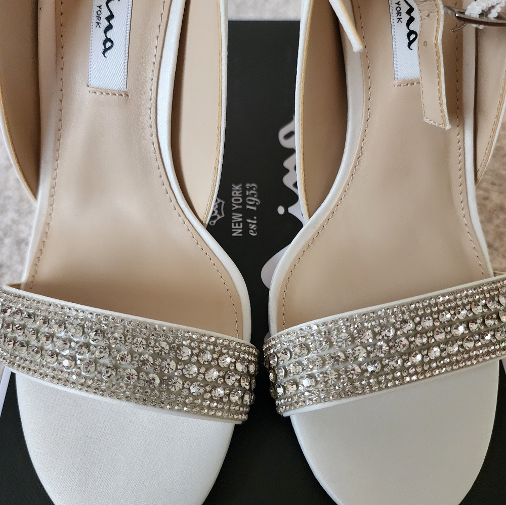 Womens Nina Drenka-Ivory luster satin - Picture 4 of 7
